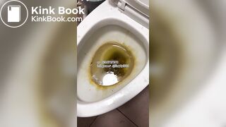 Beautiful women pooping in the toilet 125