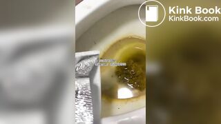 Beautiful women pooping in the toilet 125