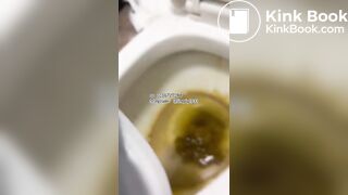 Beautiful women pooping in the toilet 125
