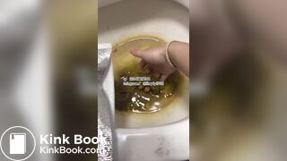 Beautiful women pooping in the toilet 125
