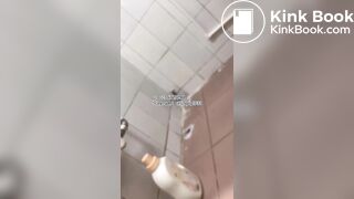 Beautiful women pooping in the toilet 125