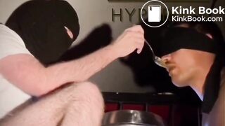 scat feeding to creampie
