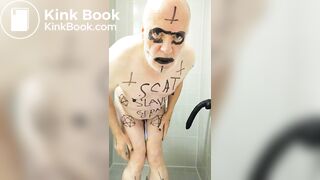 Satan Slave Takes A Scat Oil Massage