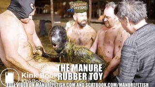 The Manure Rubber Toy - Gay Cowshit Gangbang