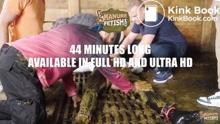 The Manure Rubber Toy - Gay Cowshit Gangbang