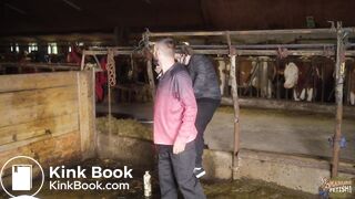 The Manure Rubber Toy - Gay Cowshit Gangbang