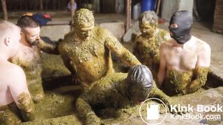 The Manure Rubber Toy - Gay Cowshit Gangbang