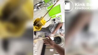 Thick booty granny getting touched in public fav4m