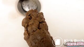 Moaning During Ass-Stretching Shit