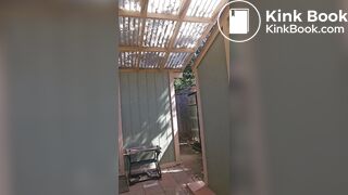 Senior bi guy covered in shit