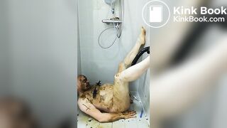 Perverted Satan Scat Slave Takes A Satan Enema Par