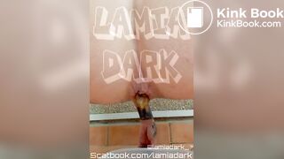 Creamy poop