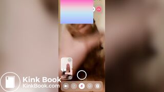 Gay guy pooping on snapchat video call