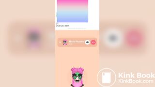 Gay guy pooping on snapchat video call