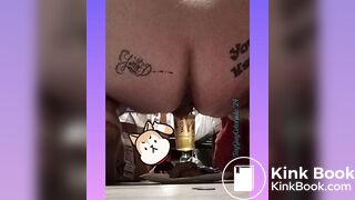 Scat solo male with dirty dildo play. 2024