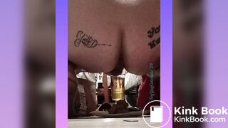 Scat solo male with dirty dildo play. 2024