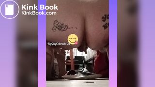 Scat solo male with dirty dildo play. 2024