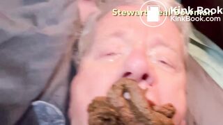 Total human toilet, scat eater for all black men