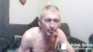 scat cleaning dildo chew and swallow