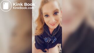 Girl enjoys eating her shit