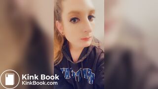 Girl enjoys eating her shit