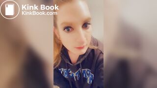 Girl enjoys eating her shit