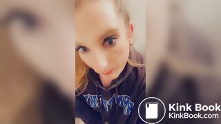 Girl enjoys eating her shit