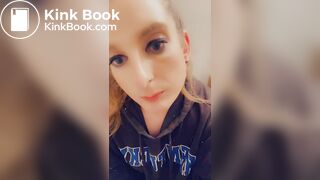 Girl enjoys eating her shit