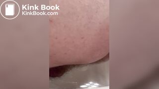 Big shit in sink big ass sound