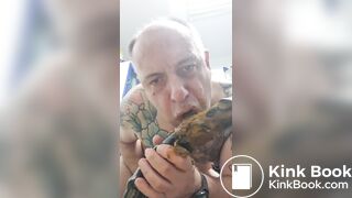 scat dildo blowjob and shit eating