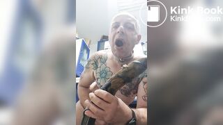 scat dildo blowjob and shit eating