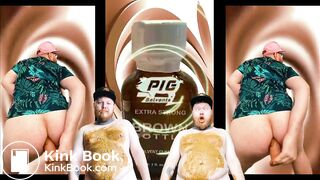 a Shit Pig Mosaic of Shit Pig Adam