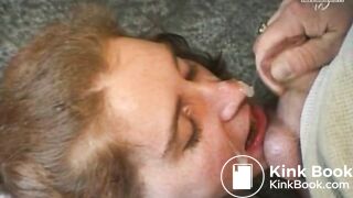 Cleaner gets pissed on and fucked by group of men