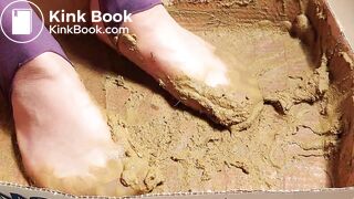 great brown nylon stockings are so full of scat 3