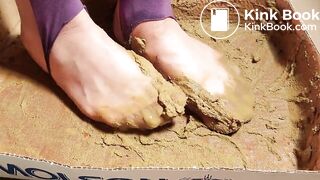 great brown nylon stockings are so full of scat 3