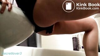 Nearly made the toilet, messy panty poop