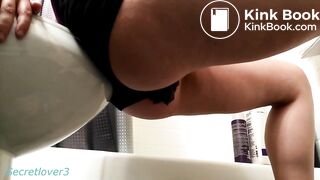 Nearly made the toilet, messy panty poop