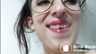 Sexy SCAT swallowing slut