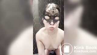 Eating all her shit - Scat slave girl Hades Angel