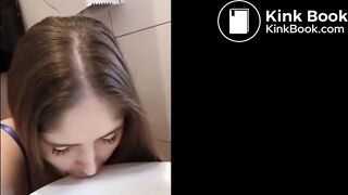 French Scat love public bathroom ????12#