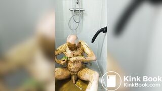 satan scat slave is ready for his scat offering