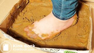 sexy chinese feet full of dog scat in pantyhose 2