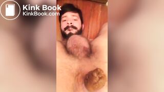 eating his shit
