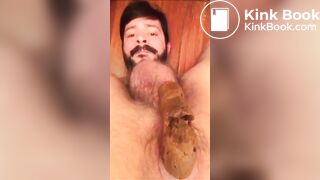 eating his shit