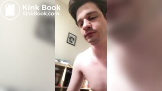 German scat fag eating and smearing with shit