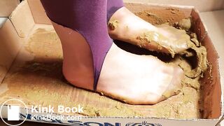 great beige nylon stockings are so full of scat 2