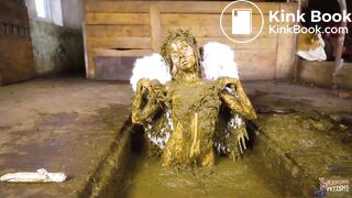 Devilish Seduction - lesbian sex in cowshit