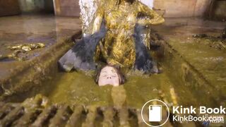 Devilish Seduction - lesbian sex in cowshit