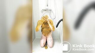 Extreme Perverted Scat Session Of Satan Slave Gera