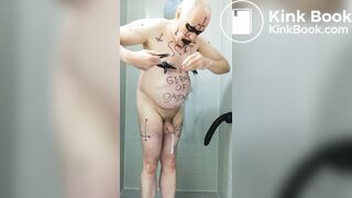 Satan Slave Gerard Is Ready For His Enema Sacrific